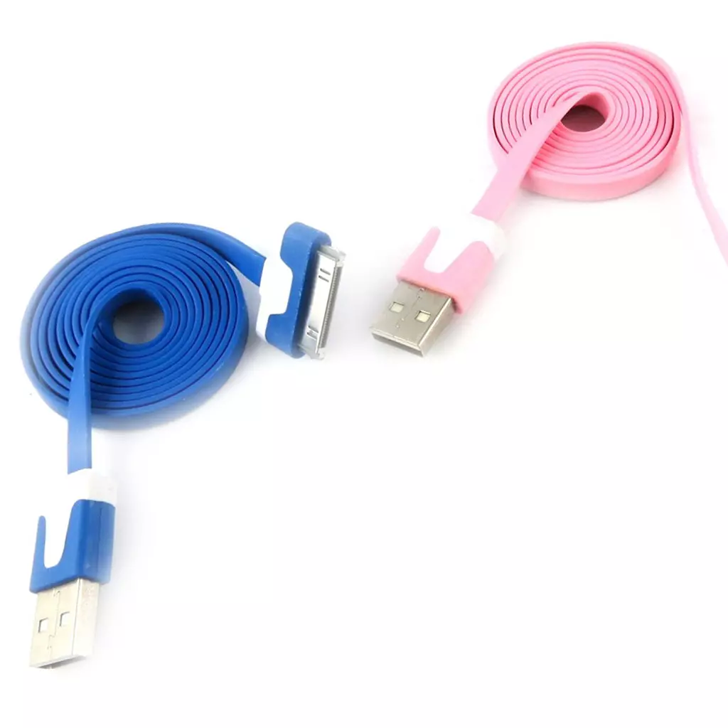 Les Trésors De Lily 2 Cables USB 'Coloriage' Iphone Ipad (bleu Rose) [K9279]