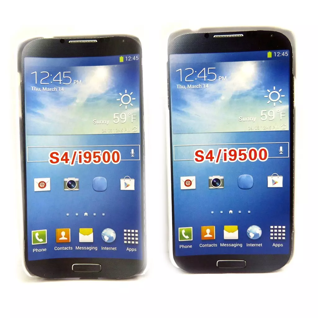 Les Trésors De Lily 2 Coques Créateur 'Camouflage' Samsung S4 I9500 (vert Bleu) [L5832]