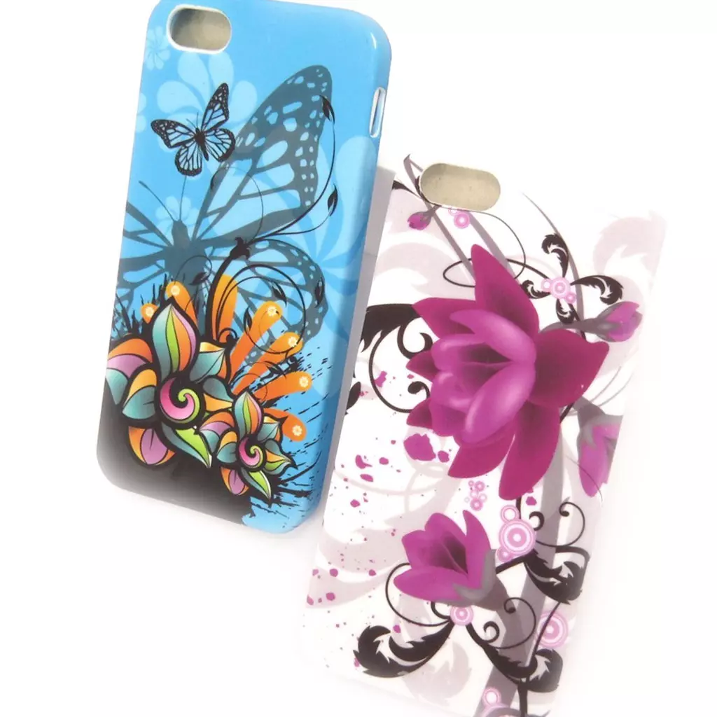 Les Trésors De Lily 2 Coques Créateur 'Floralies' Iphone 5G [K8348]