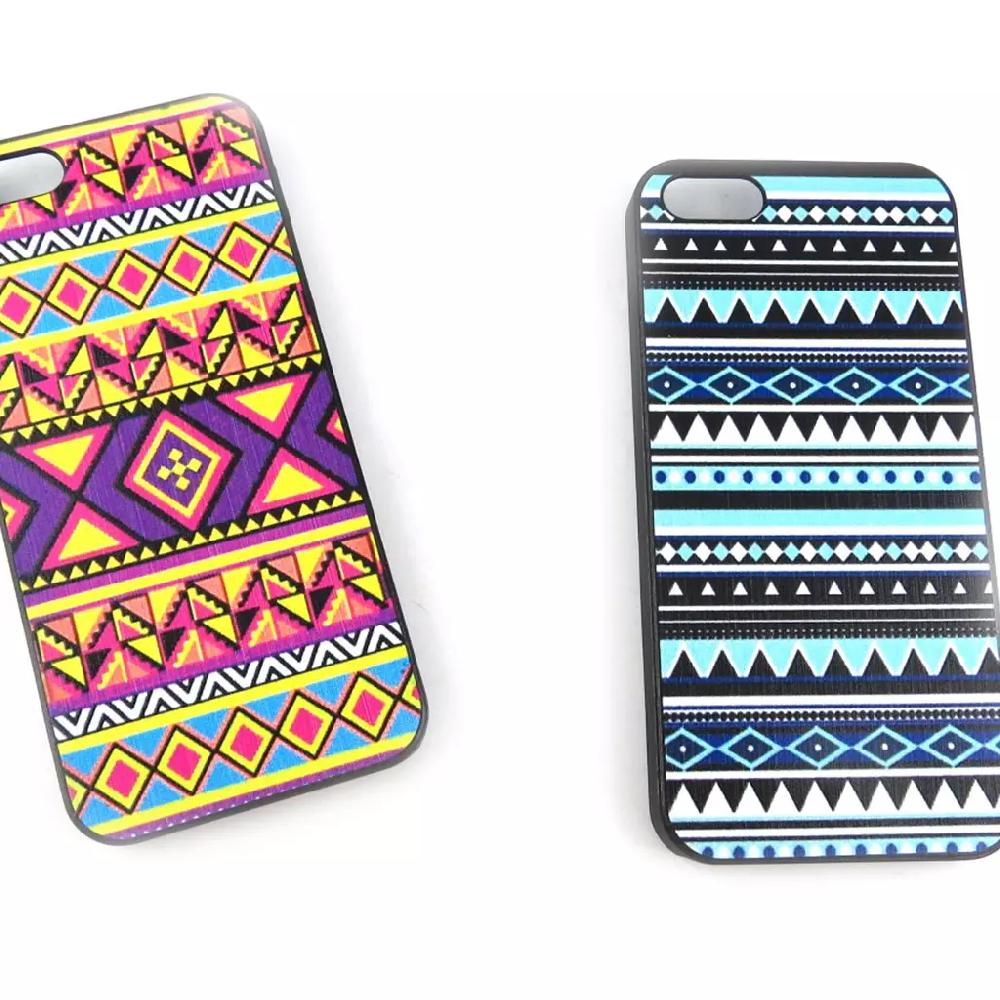 Les Trésors De Lily 2 Coques Créateur 'Maya' Iphone 5 (violet Bleu) [K8517]