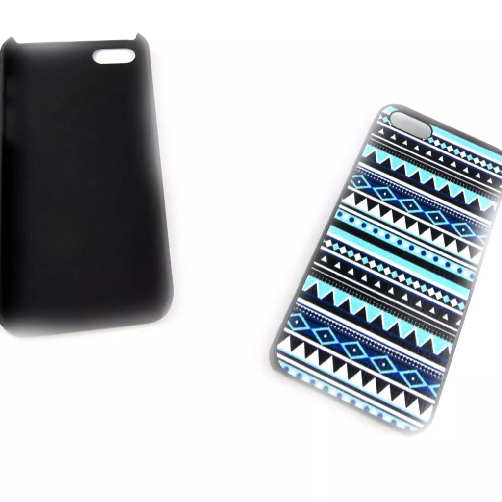 Les Trésors De Lily 2 Coques Créateur 'Maya' Iphone 5 (violet Bleu) [K8517]