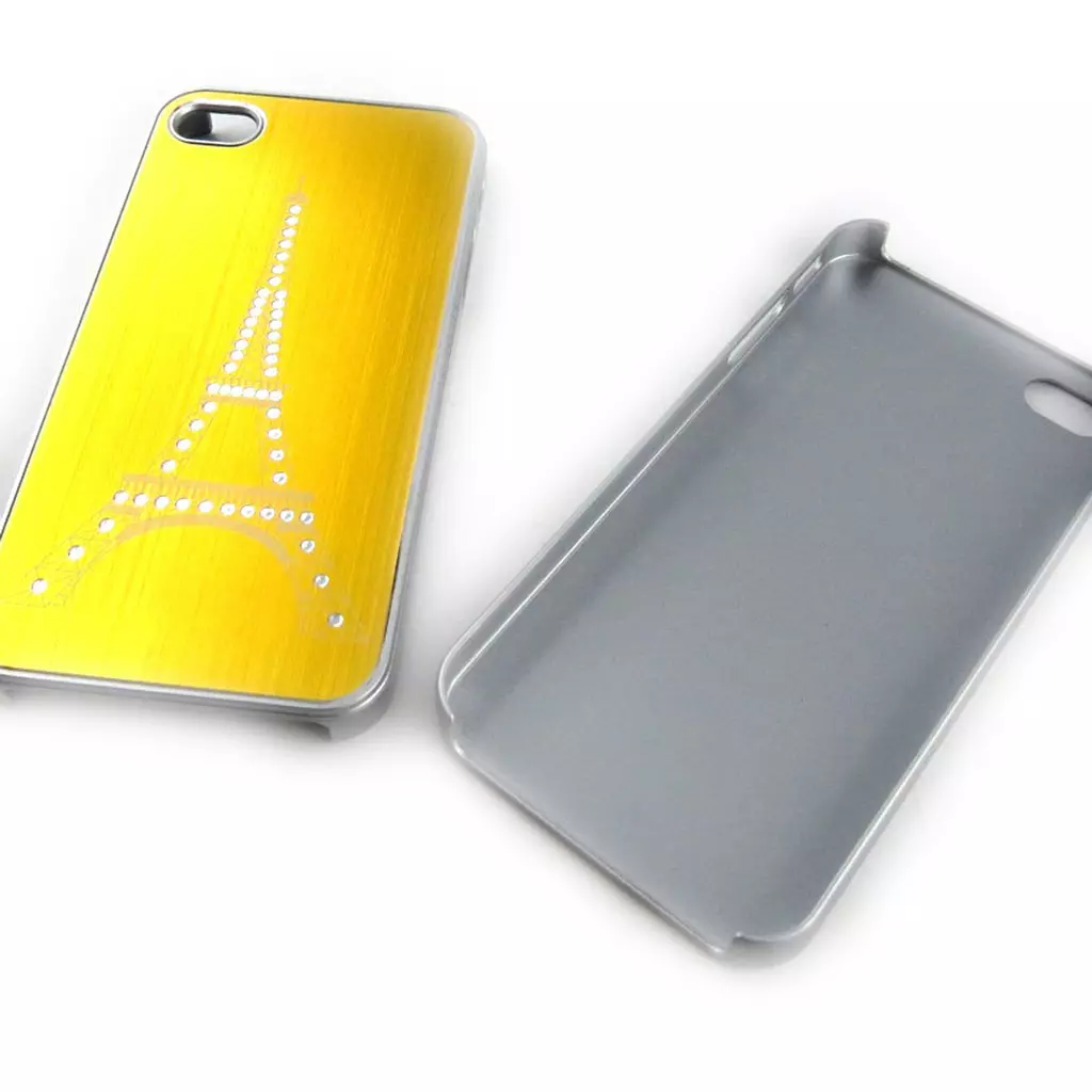 Les Trésors De Lily 2 Coques Créateur 'Tour Eiffel' Iphone 4 4S (doré Argenté) [K7499]