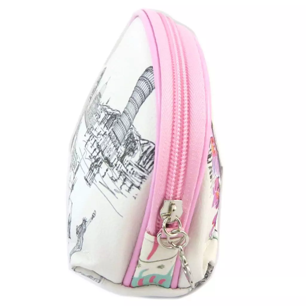 Les Trésors De Lily 2 Trousses à Maquillage Gigognes 'Paris' Rose Blanc [P3525]