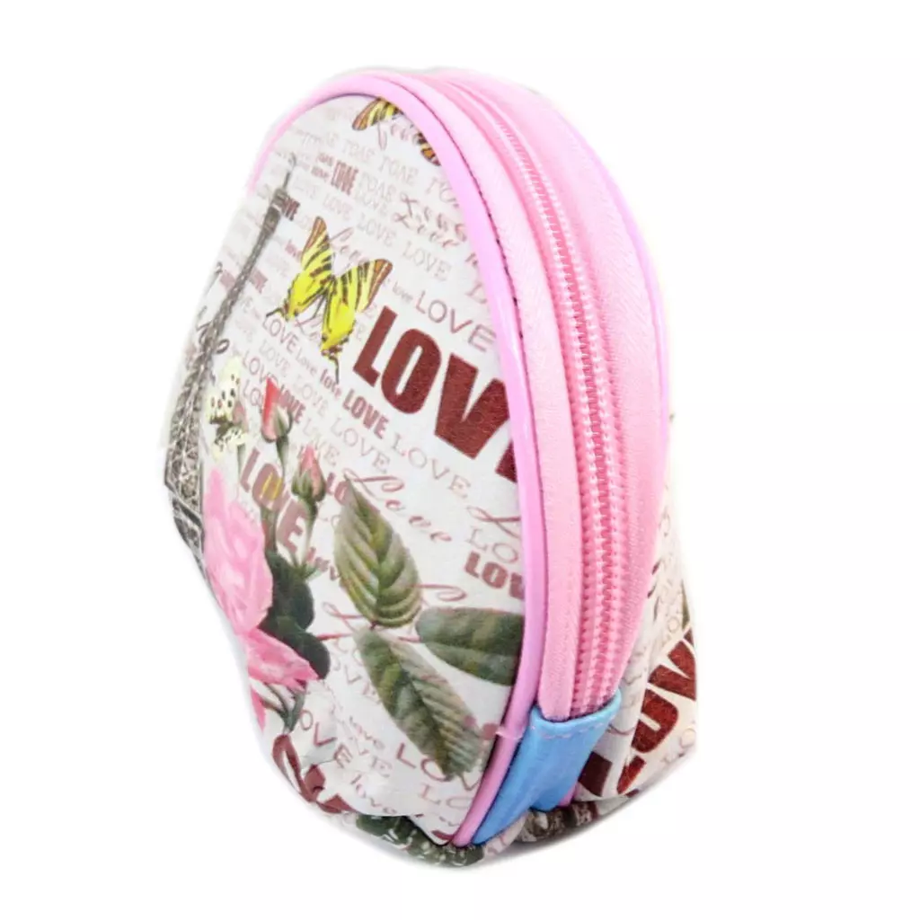 Les Trésors De Lily 2 Trousses à Maquillage Gigognes 'Paris Tour Eiffel' Rose Blanc [P3524]