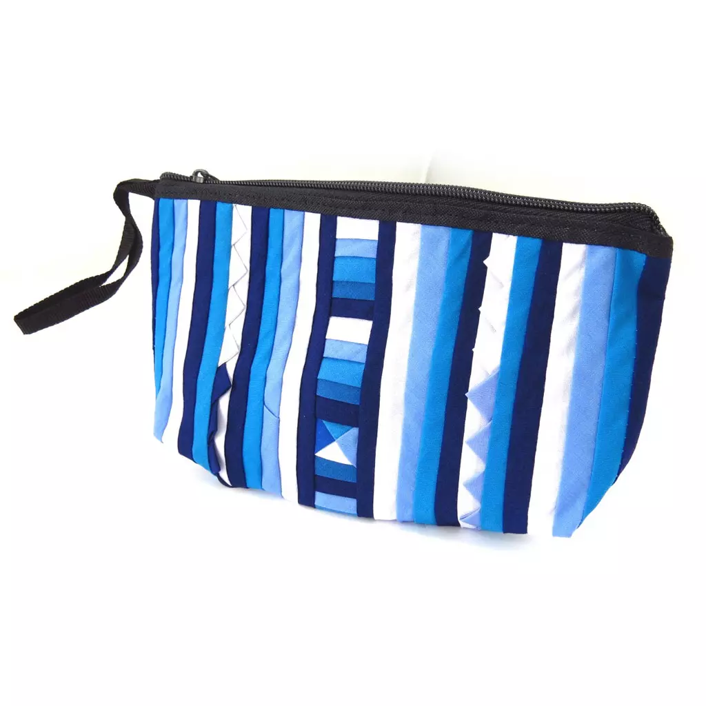 Les Trésors De Lily 2 Trousses à Maquillage 'Katmandou' Bleu Rose [K6503]