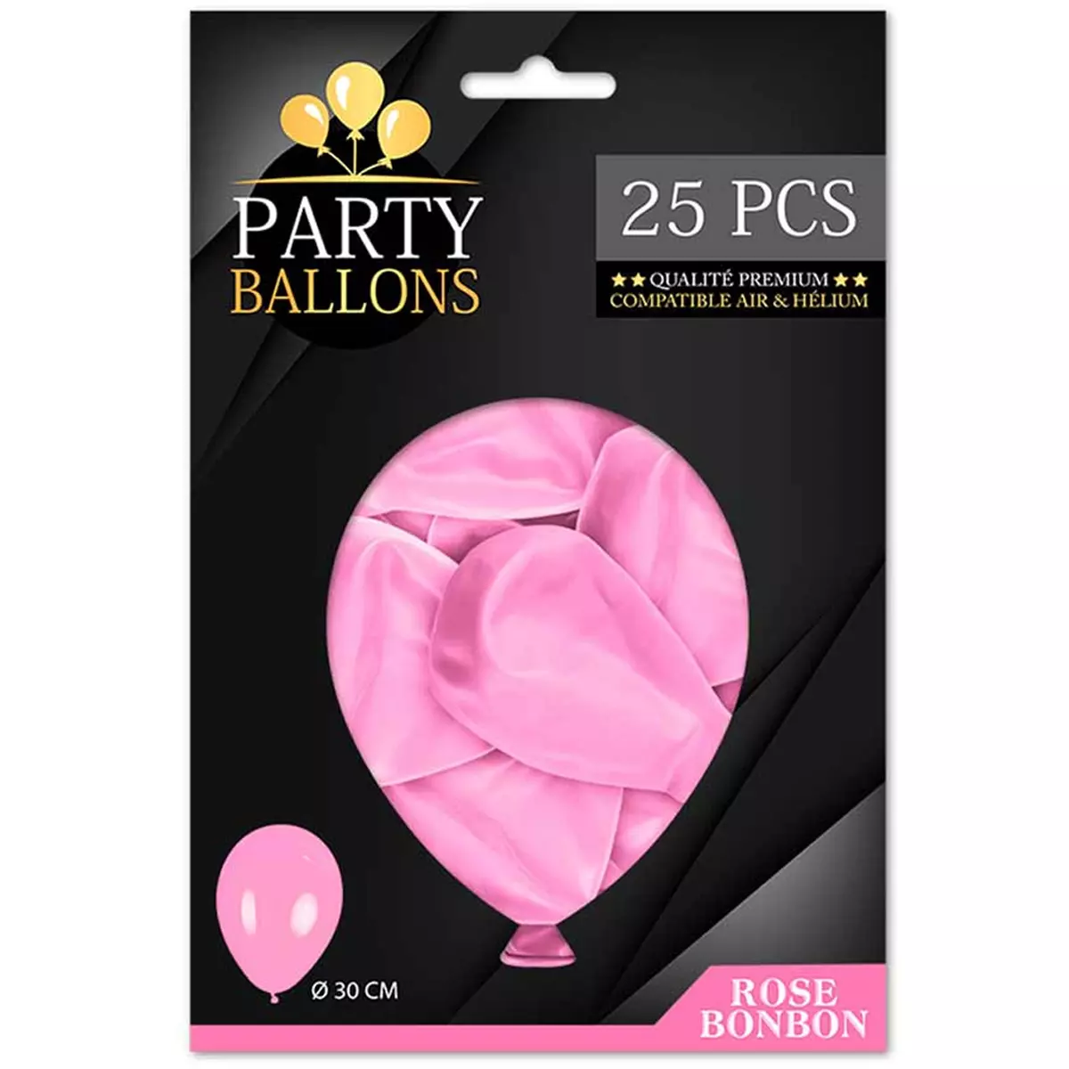 les trésors de lily 25 ballons métalliques latex 'Coloriage' rose bonbon 30 cm [R0423]
