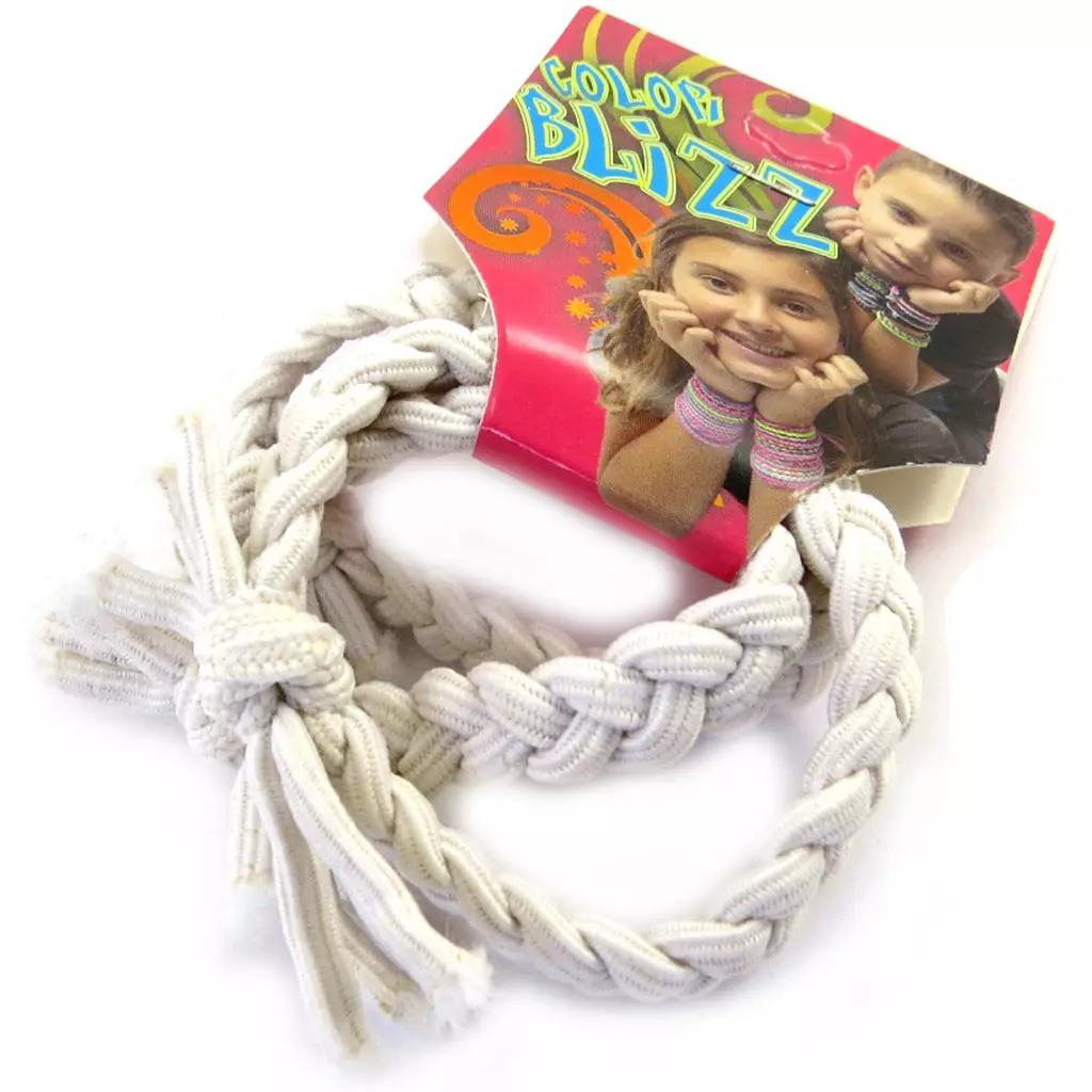 Les Trésors De Lily 3 Bracelets élastiques 'Coloriage' Blanc [M5347]