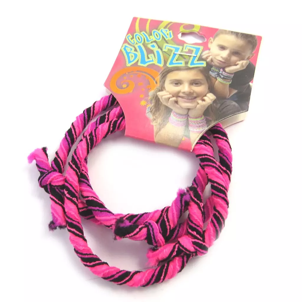 Les Trésors De Lily 3 Bracelets élastiques 'Coloriage' Rose [M5344]