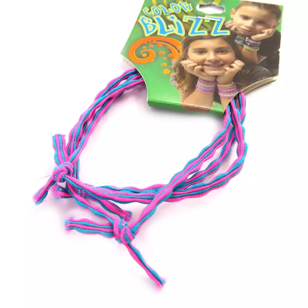 Les Trésors De Lily 3 Bracelets élastiques 'Coloriage' Rose Mauve [M5336]