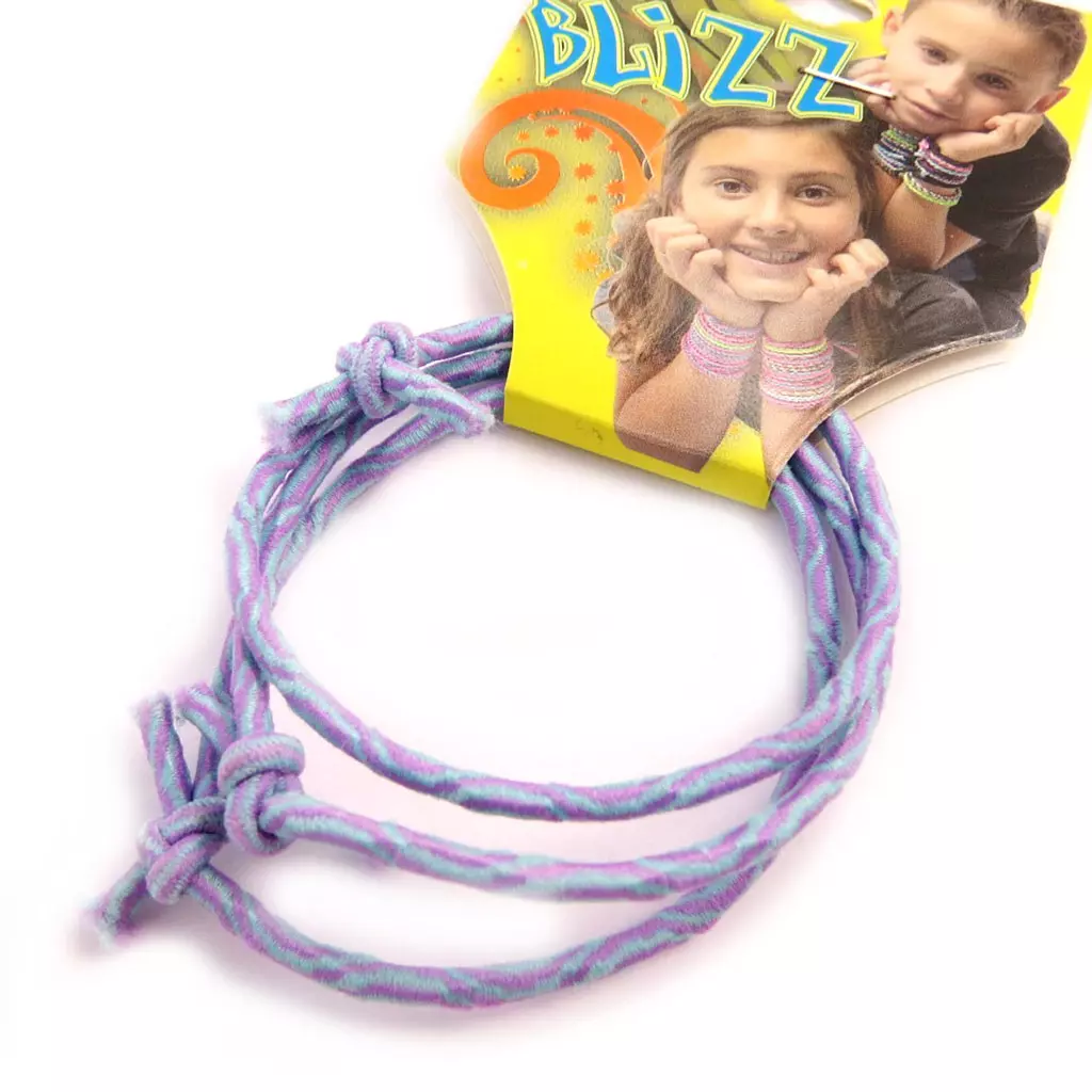 Les Trésors De Lily 3 Bracelets élastiques 'Coloriage' Violet [M5317]