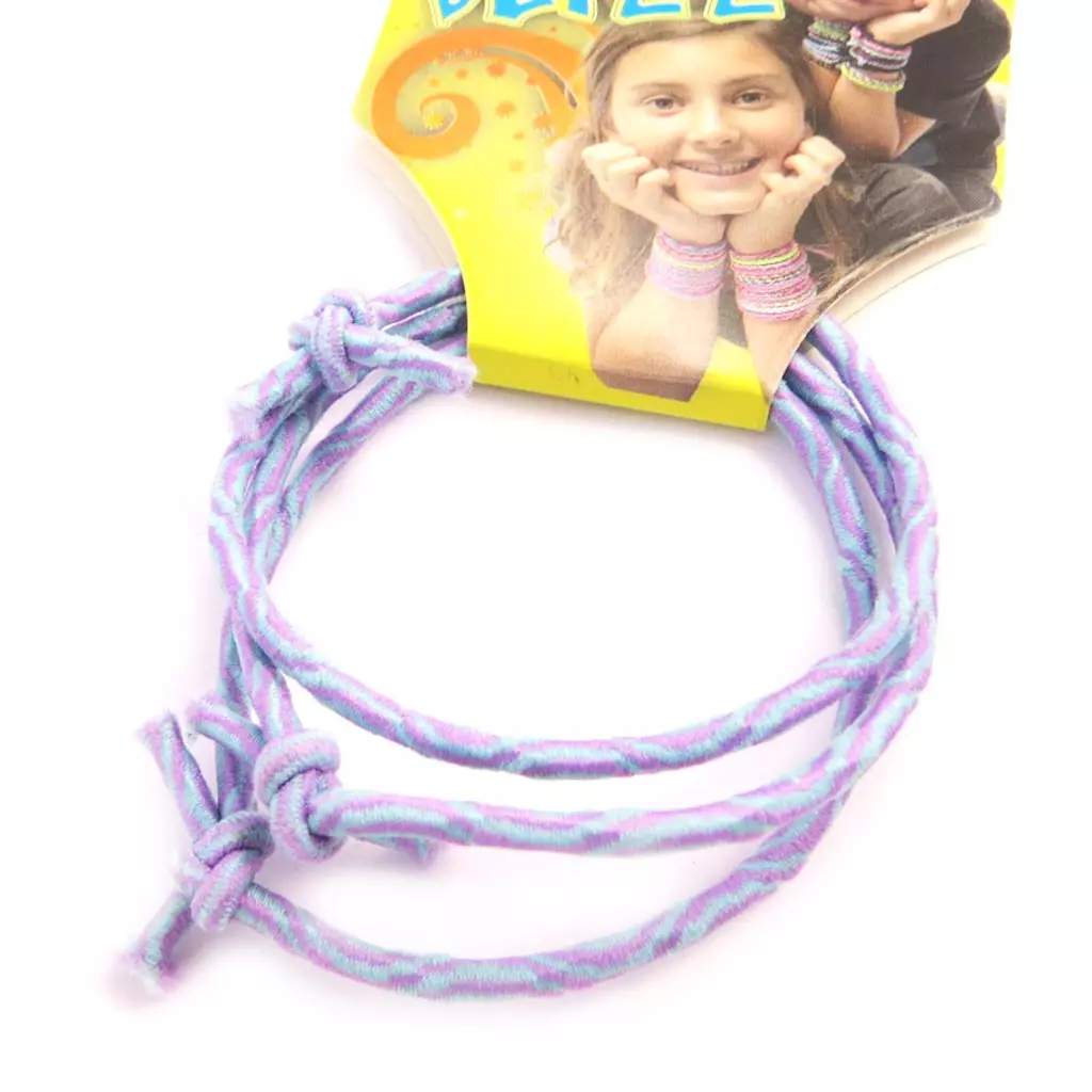 Les Trésors De Lily 3 Bracelets élastiques 'Coloriage' Violet [M5317]