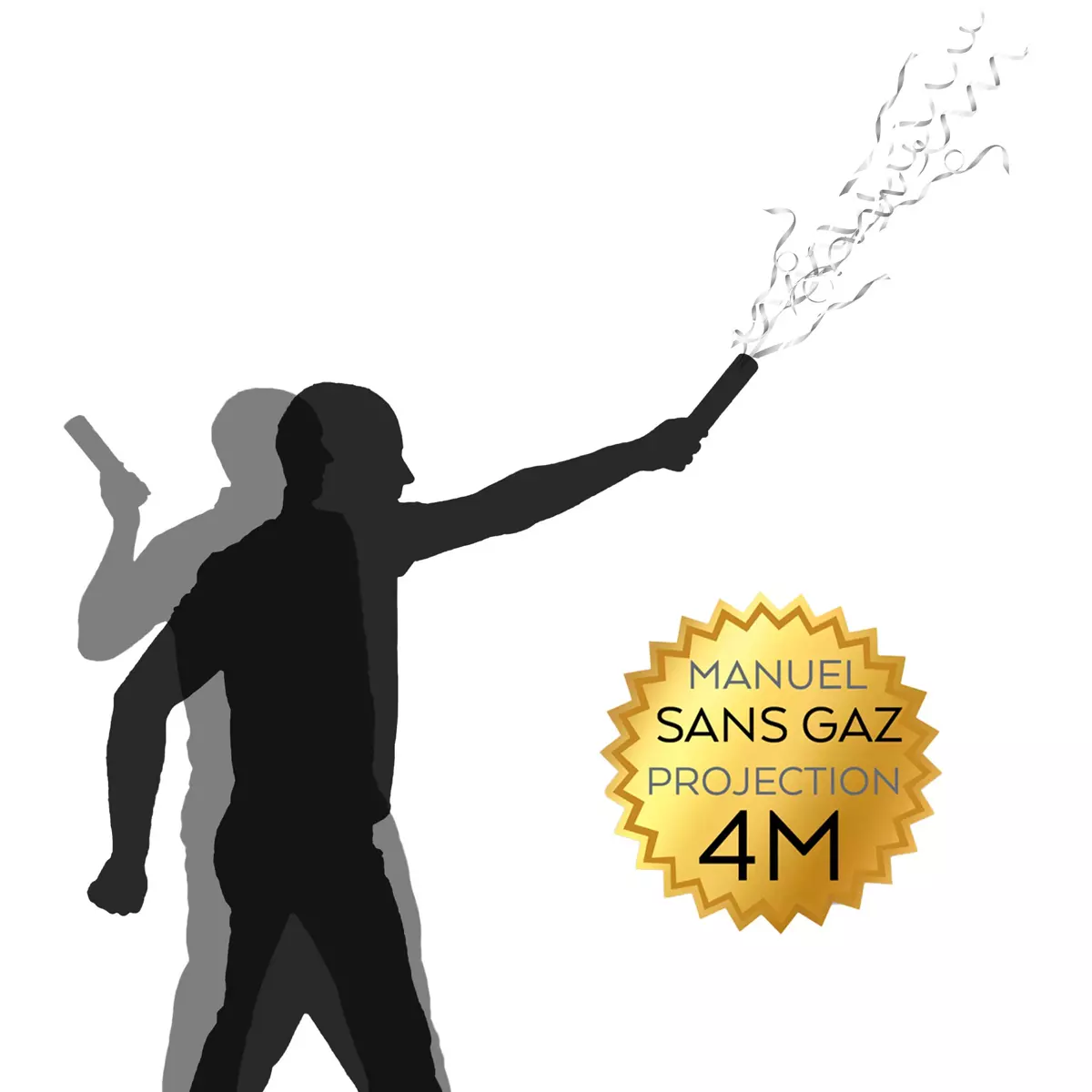 Les Trésors De Lily 3 Lanceurs Serpentins 'Mariage' Vive Les Mariés 15x5 Cm [A3662]