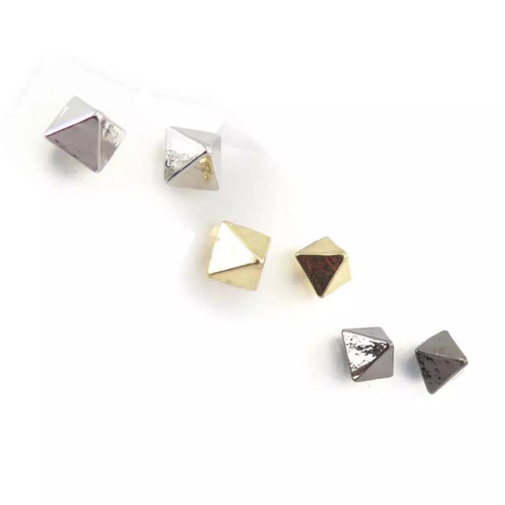 les trésors de lily 3 paires de boucles 'Chorégraphie' tricolore [J8188]