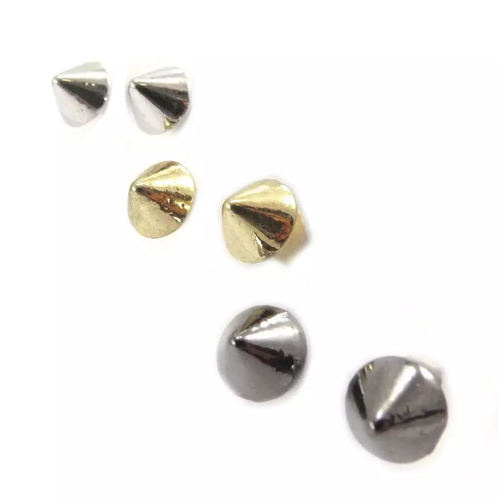 les trésors de lily 3 paires de boucles 'Chorégraphie' tricolore [J8266]