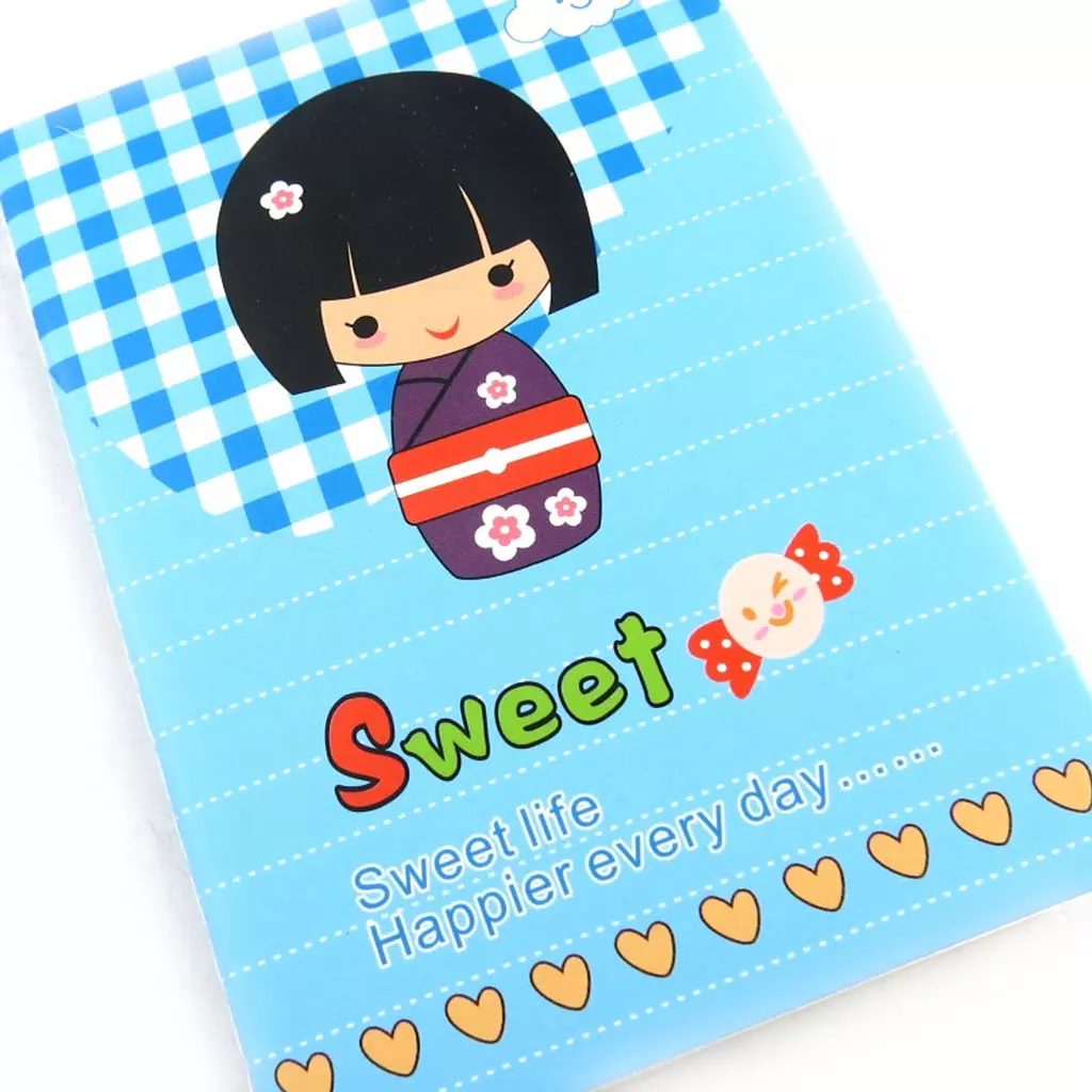 Les Trésors De Lily 3 Petits Carnets De Notes 'Geisha' Tutti Frutti [K7871]