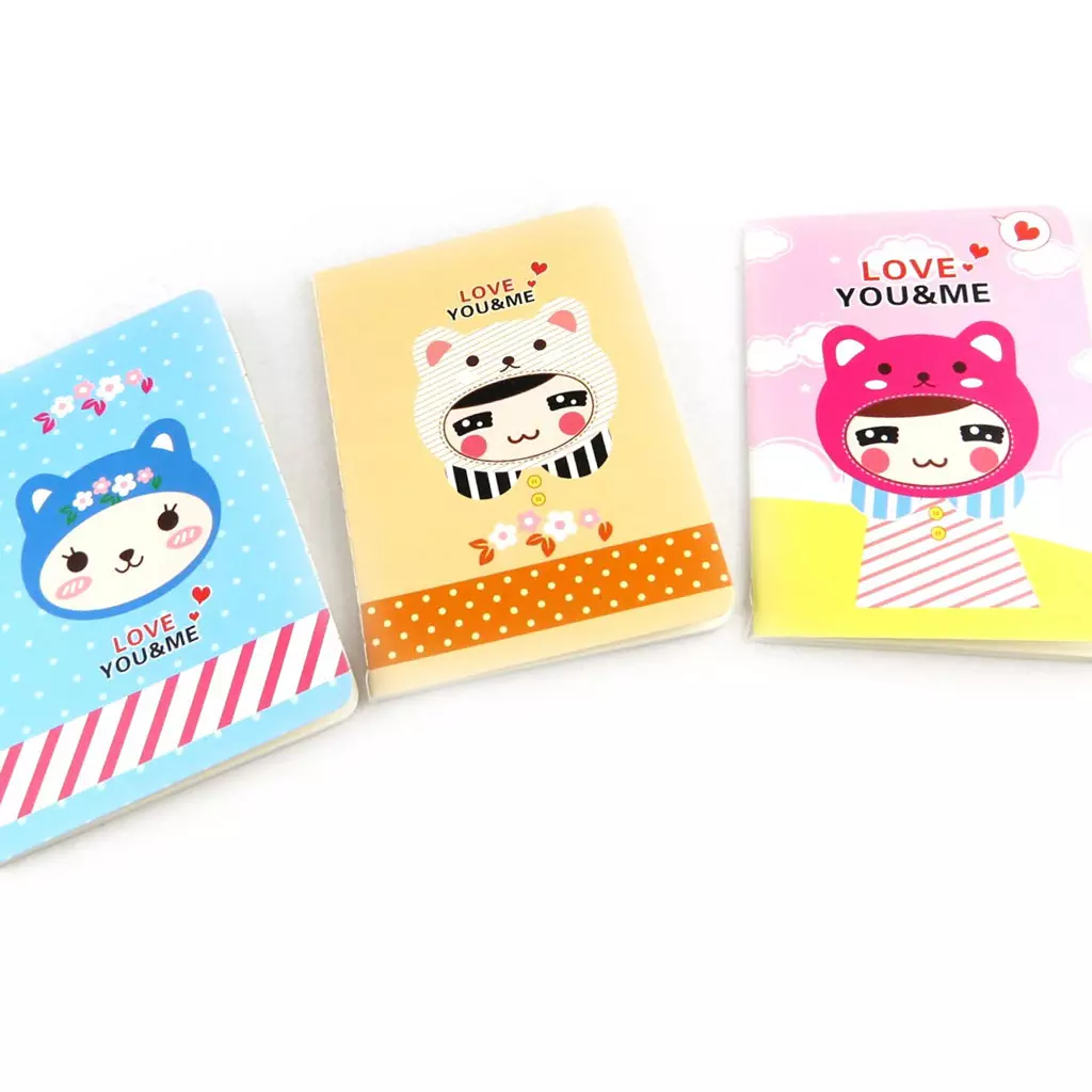 Les Trésors De Lily 3 Petits Carnets De Notes 'Un Amour D'Animaux' Tutti Frutti [K7863]