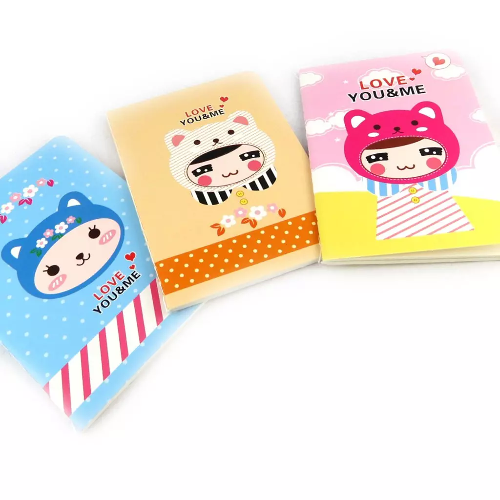 Les Trésors De Lily 3 Petits Carnets De Notes 'Un Amour D'Animaux' Tutti Frutti [K7863]