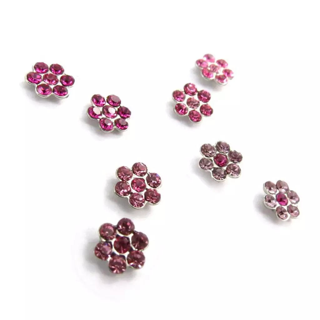 Les Trésors De Lily 4 Paires De Boucles 'Sissi' Rose (Swarovski) [J6266]