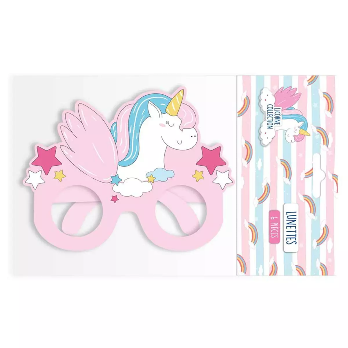 Les Trésors De Lily 6 Lunettes Humoristiques Enfant 'Licorne My Unicorn' Rose 145x11 Cm [Q5990]