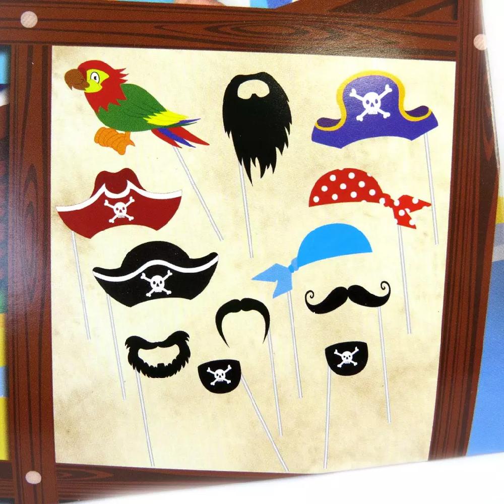 Les Trésors De Lily Accessoires Photobooth Enfant 'Pirates' 12 Pièces [M5039]
