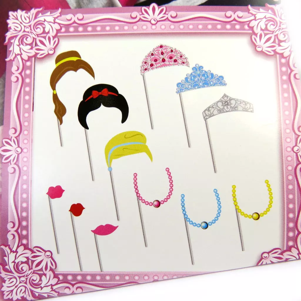 Les Trésors De Lily Accessoires Photobooth Enfant 'Princesses' 12 Pièces [M5249]