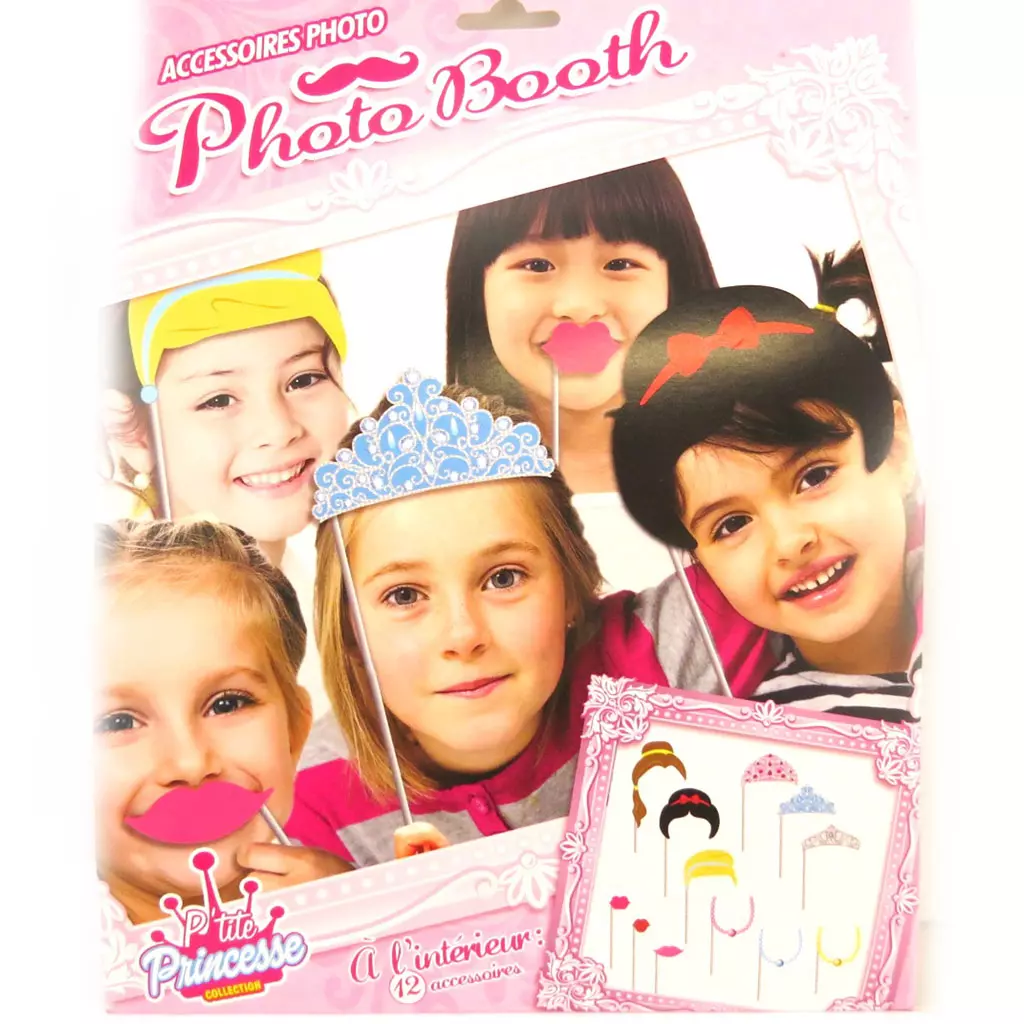 les trésors de lily Accessoires photobooth enfant 'Princesses' 12 pièces [M5249]