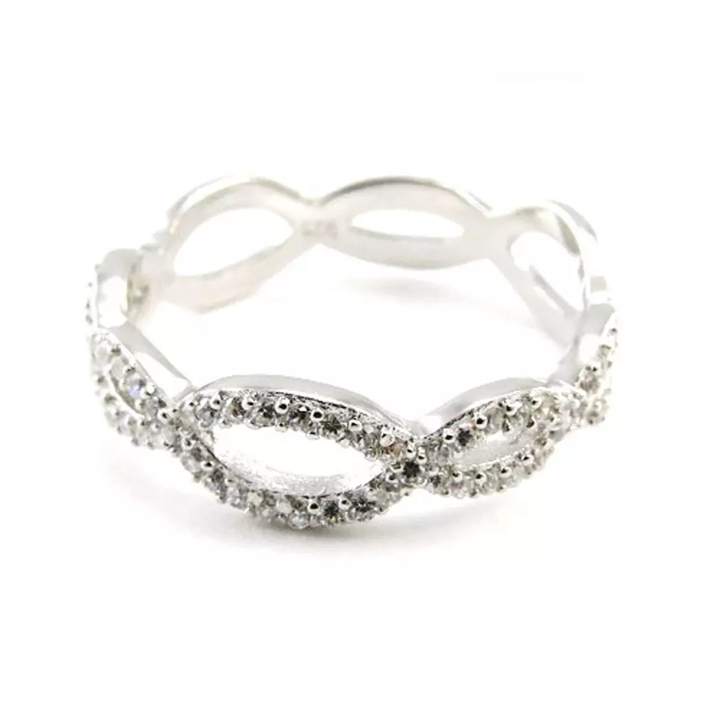 les trésors de lily Alliance Argent 'Déesse' blanc [J0387]