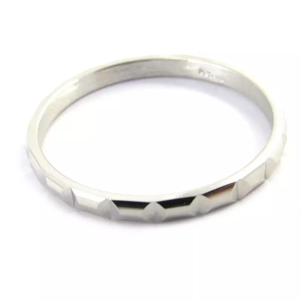 Les Trésors De Lily Alliance Argent 'Lien D'Amour' (2 Mm) [M5860]