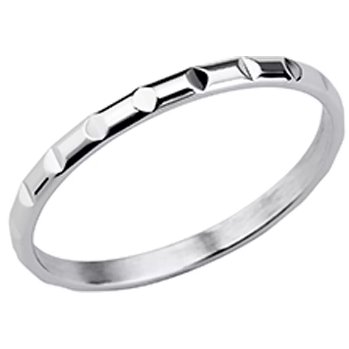 Les Trésors De Lily Alliance Argent 'Lien D'Amour' (2 Mm) [M5860]