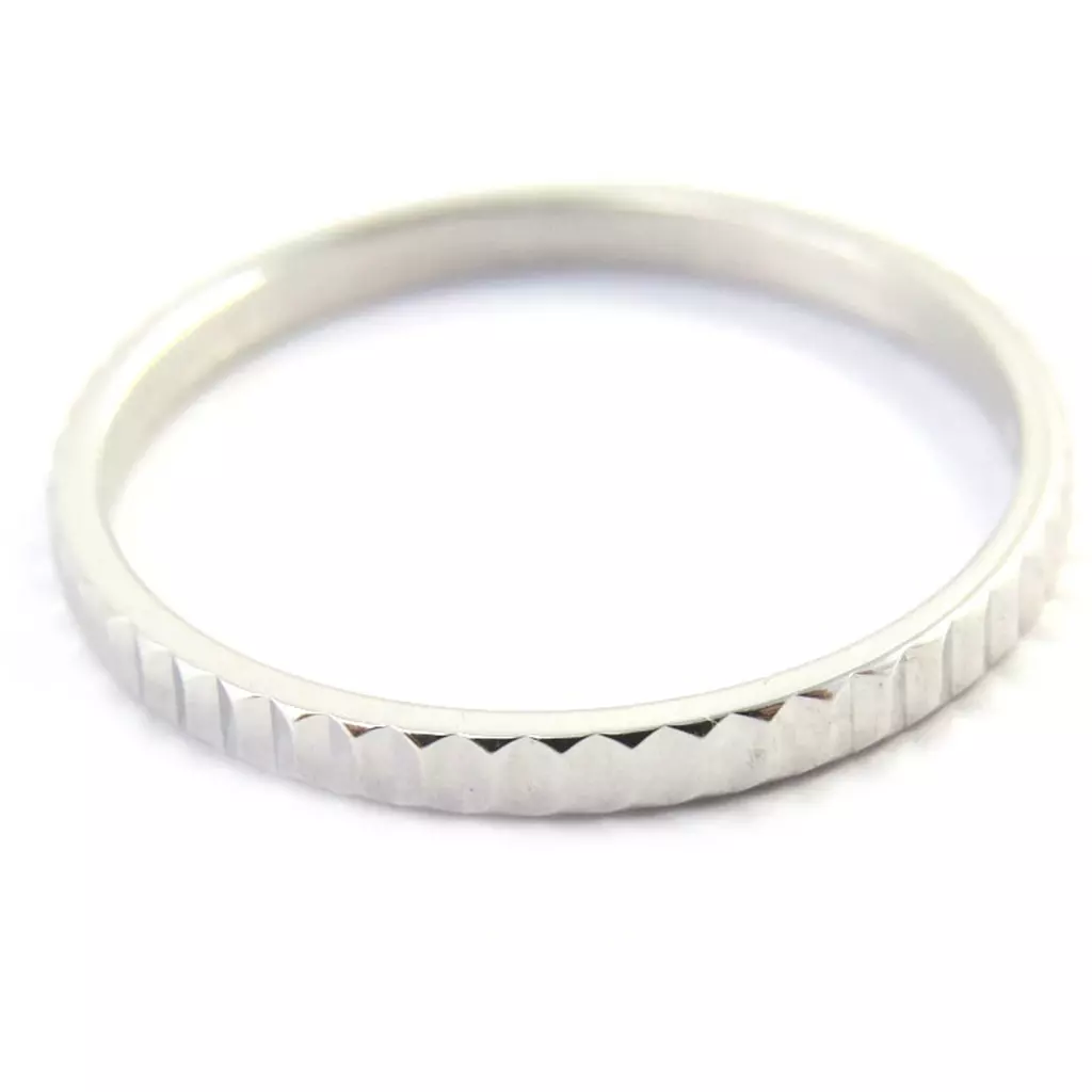 Les Trésors De Lily Alliance Argent 'Lien D'Amour' (2 Mm) [M5861]