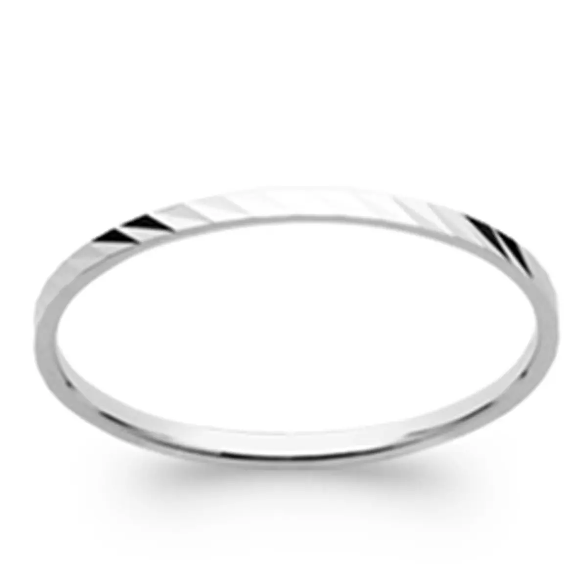 Les Trésors De Lily Alliance Argent 'Lien D'Amour' Argenté (rhodié) 1 Mm [Q8952]