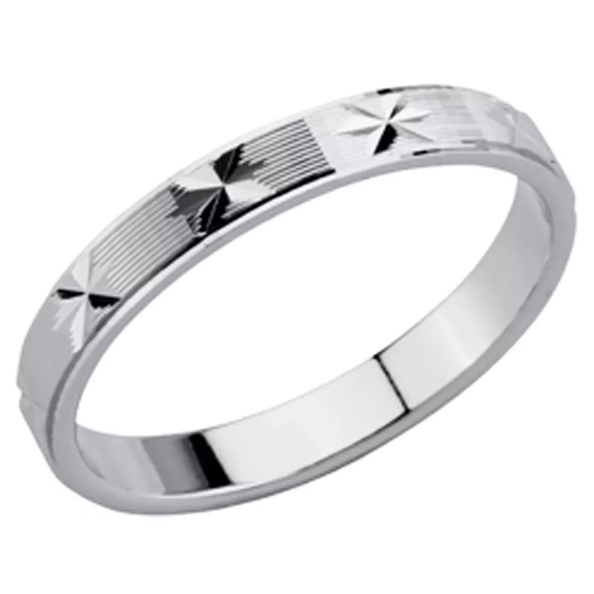 Les Trésors De Lily Alliance Argent 'Lien D'Amour' Argenté (rhodié) 3 Mm [G7594]