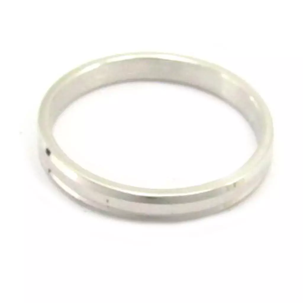 Les Trésors De Lily Alliance Argent 'Lien D'Amour' Argenté (rhodié) 3 Mm [K6436]