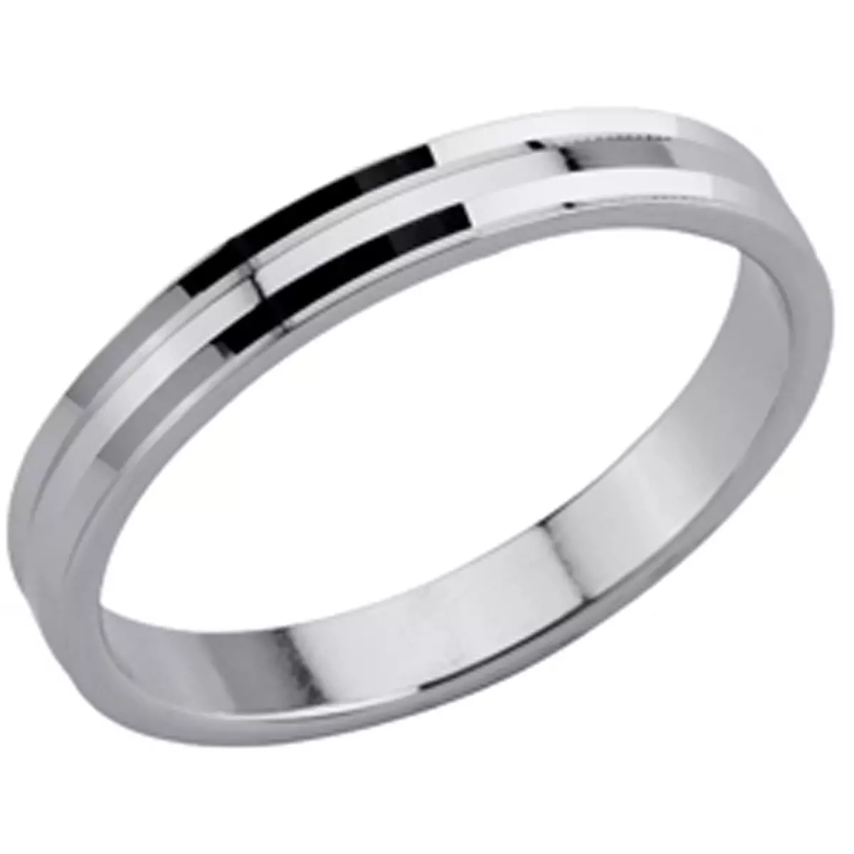 les trésors de lily Alliance Argent 'Lien d'Amour' argenté (rhodié) 3 mm [K6436]