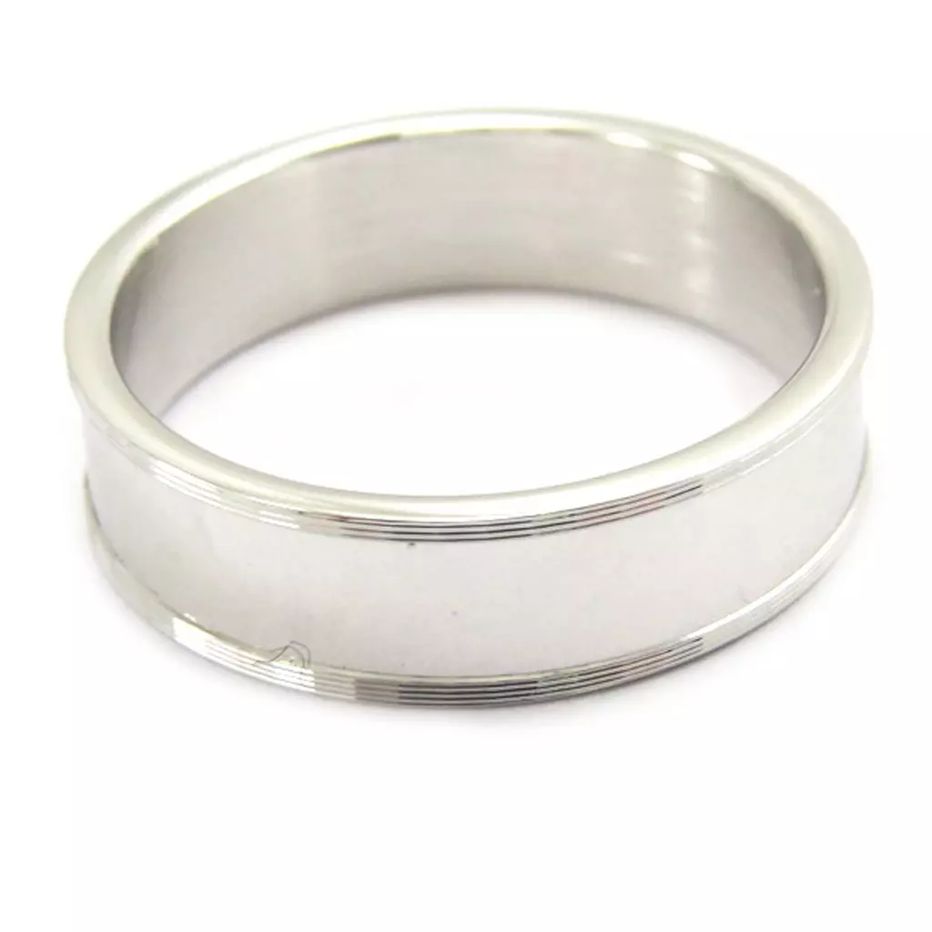 Les Trésors De Lily Alliance Argent 'Lien D'Amour' Argenté (rhodié) 6 Mm [G7592]