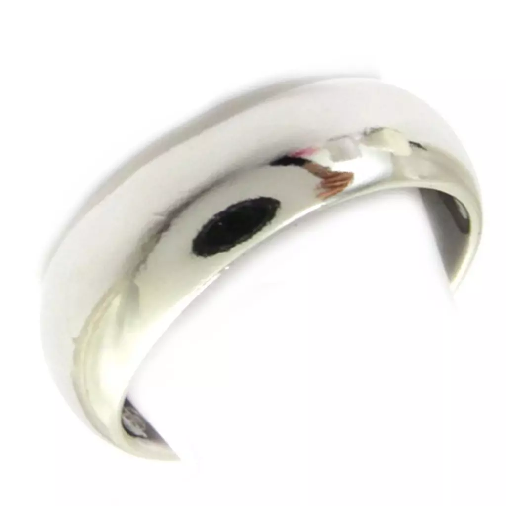 Les Trésors De Lily Alliance 'Demi Jonc' Argent Rhodié 5 Mm [M1107]