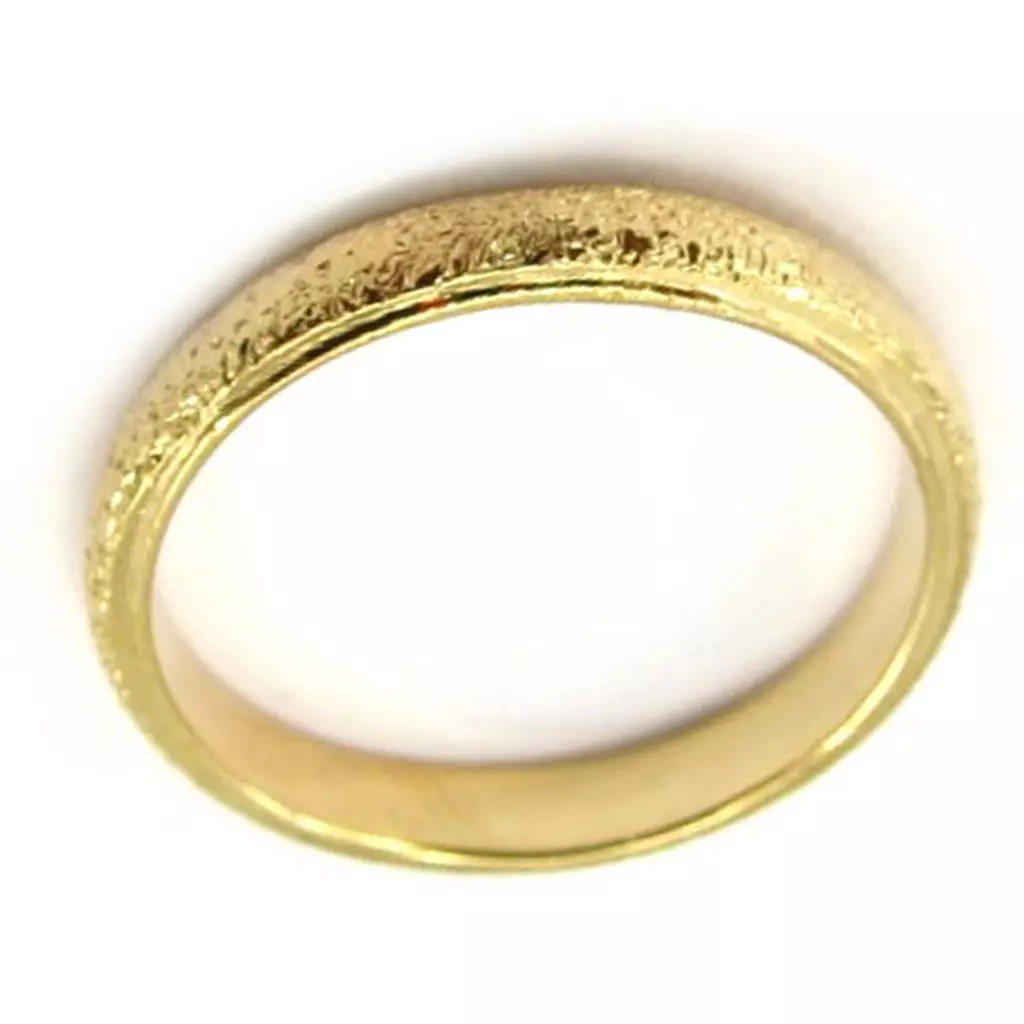Les Trésors De Lily Alliance Plaqué Or 'Cléopatra' Doré Vintage 3 Mm [K4696]