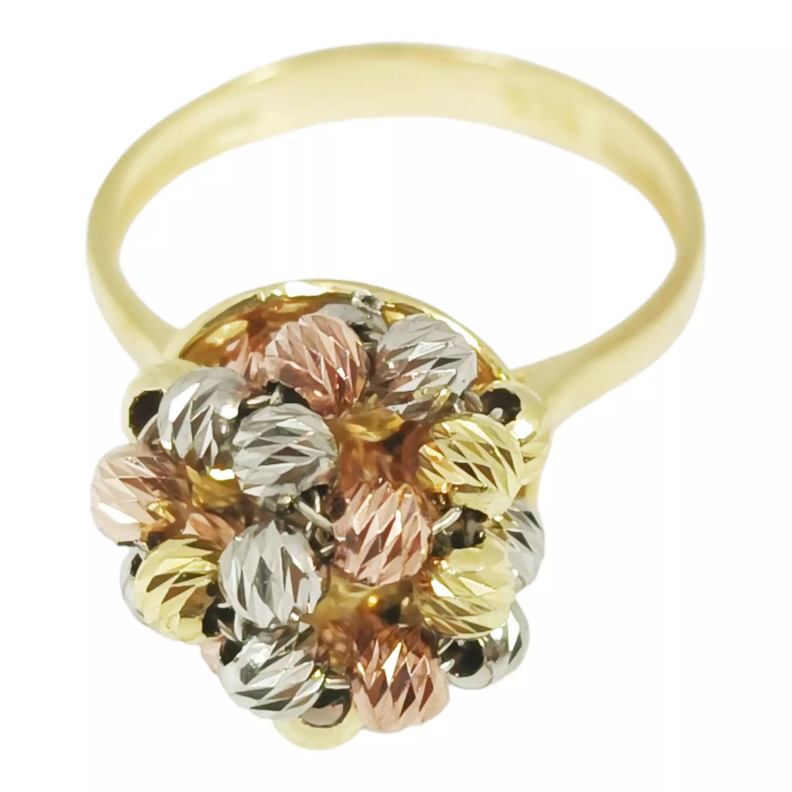 Les Trésors De Lily Bague Argent 'Cleopatra' Doré Rosé Argenté 12 Mm [S0625]
