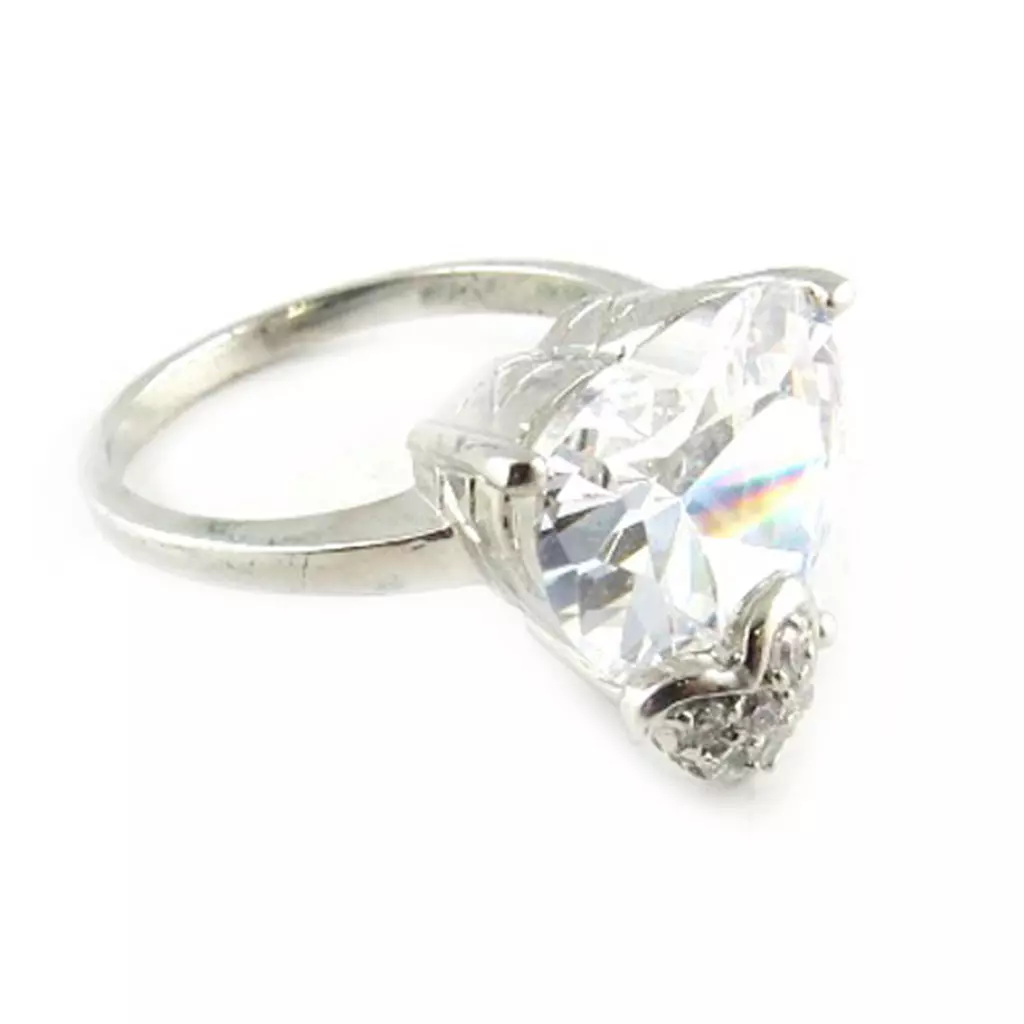 Les Trésors De Lily Bague 'Diamonds' Blanc/Blanc [E3344]