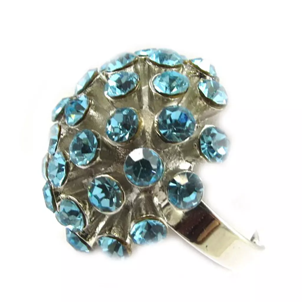 Les Trésors De Lily Bague 'Feu D'Artifice' Turquoise [E5125]