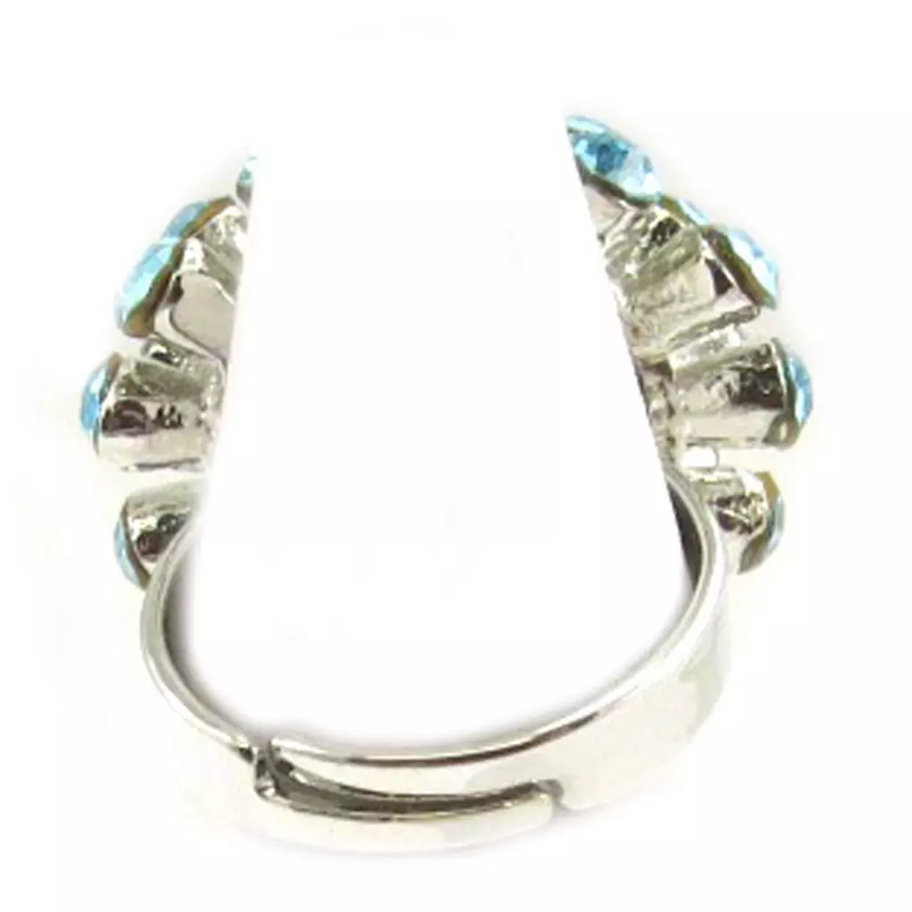 Les Trésors De Lily Bague 'Feu D'Artifice' Turquoise [E5125]