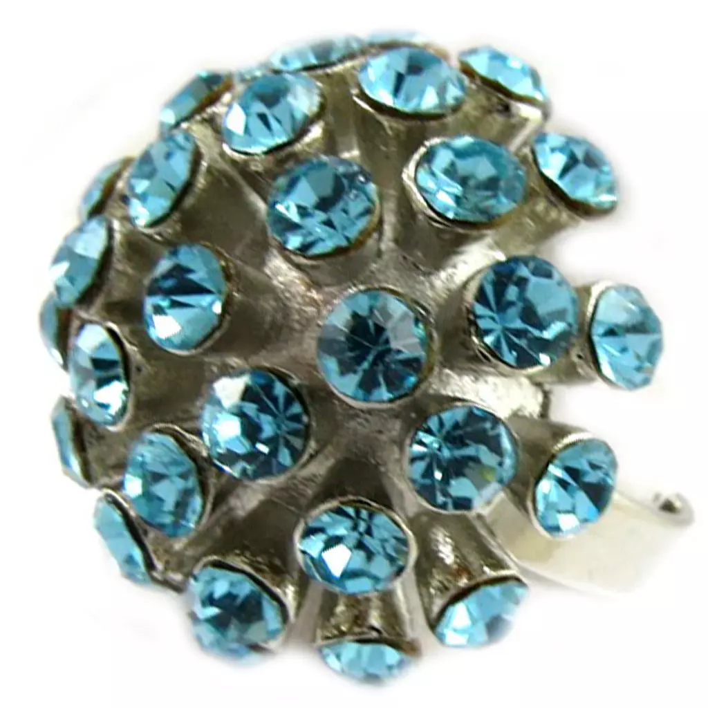 Les Trésors De Lily Bague 'Feu D'Artifice' Turquoise [E5125]