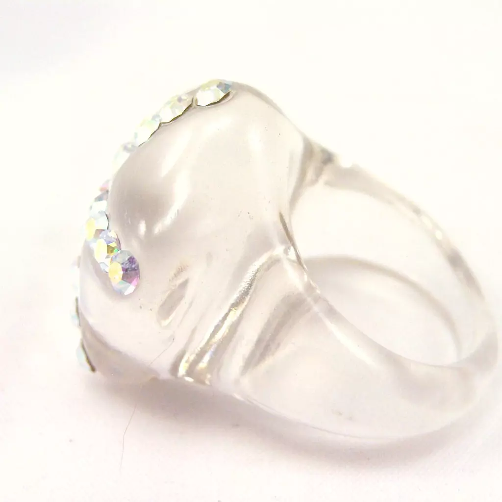 Les Trésors De Lily Bague 'Illuminations' Blanc Boréal [F2329]