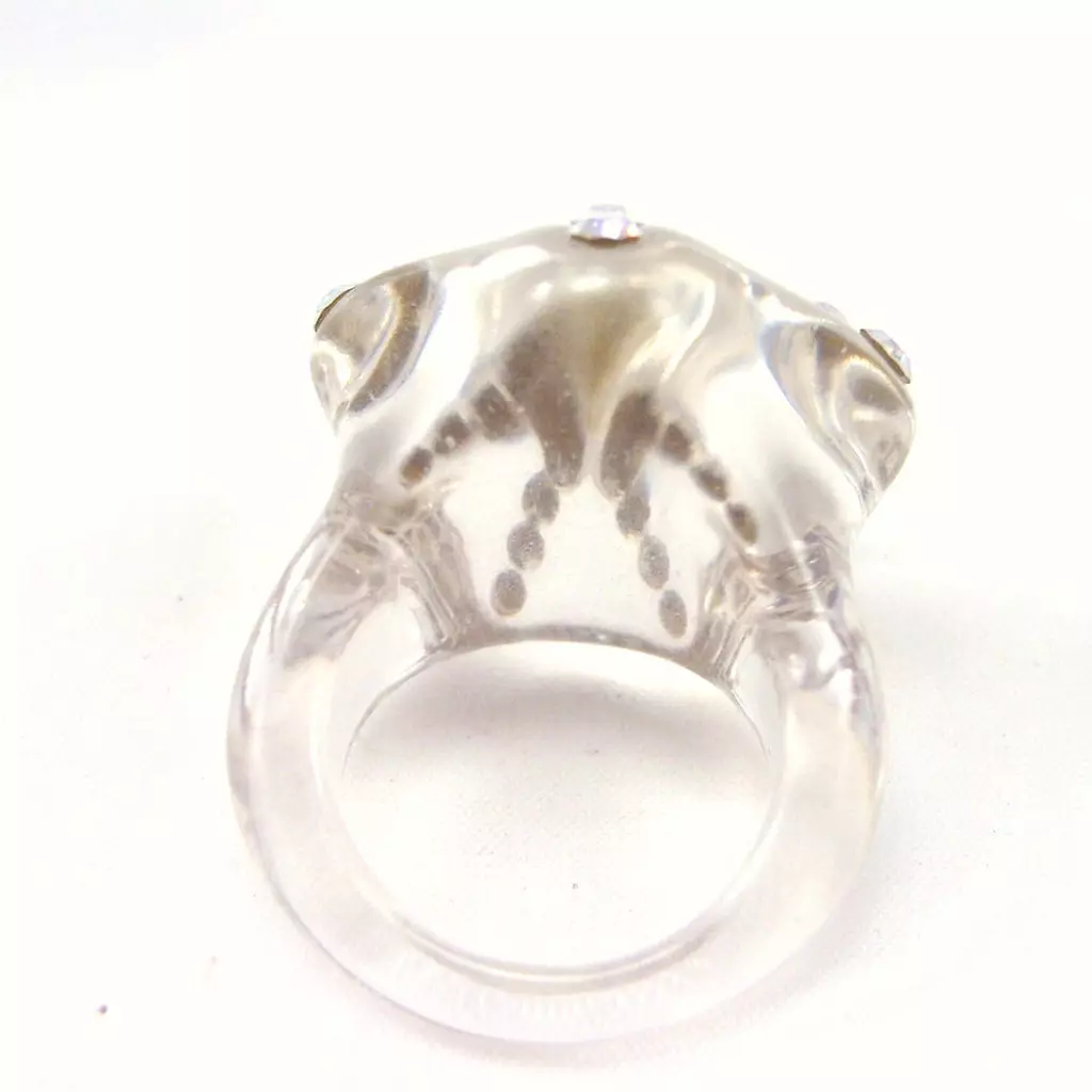 Les Trésors De Lily Bague 'Illuminations' Blanc Boréal [F2329]