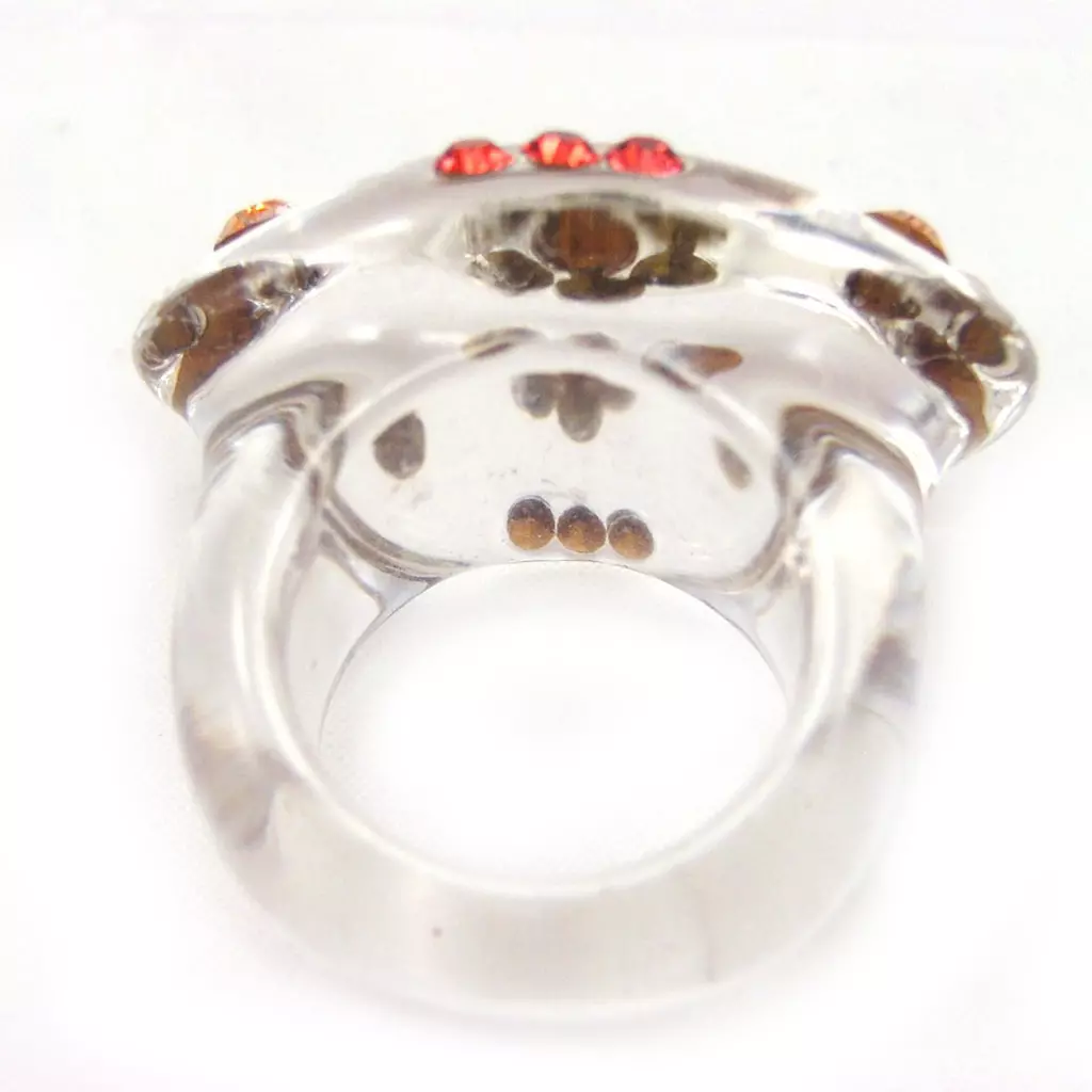 Les Trésors De Lily Bague 'Illuminations' Rouge Rose [F2499]