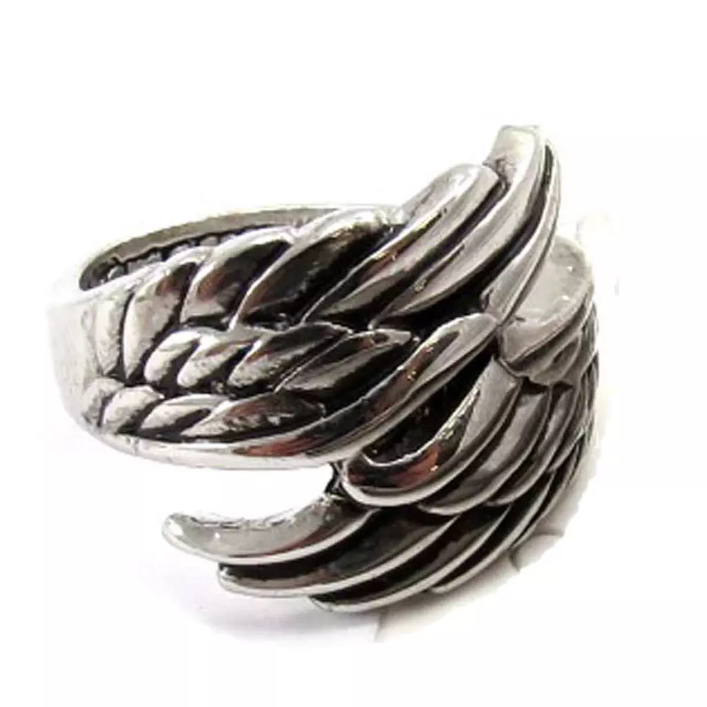 Les Trésors De Lily Bague 'Les Ailes D'Ange' Argenté [J8061]