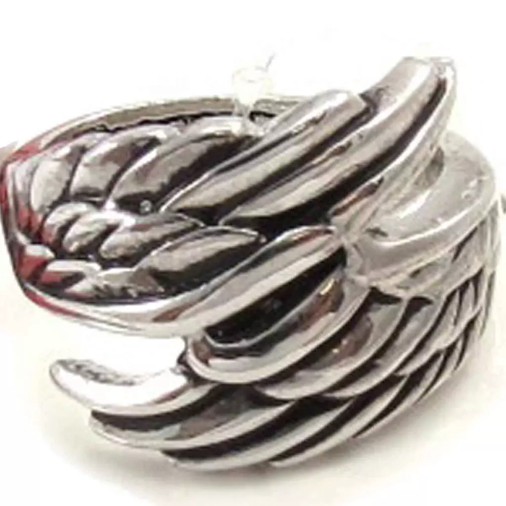 les trésors de lily Bague 'Les Ailes d'Ange' argenté [J8061]
