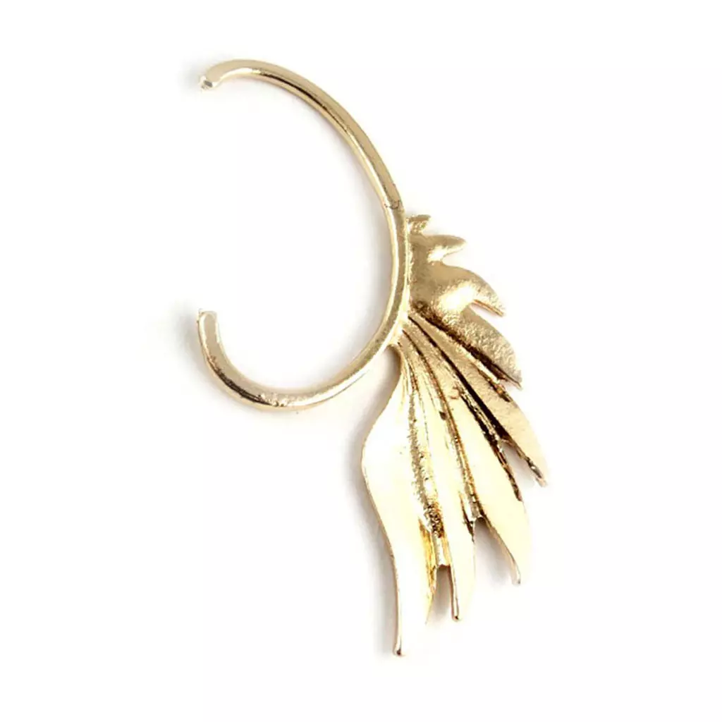 les trésors de lily Bague Oreille 'Kilimanjaro' doré 50x25 mm [R9485]