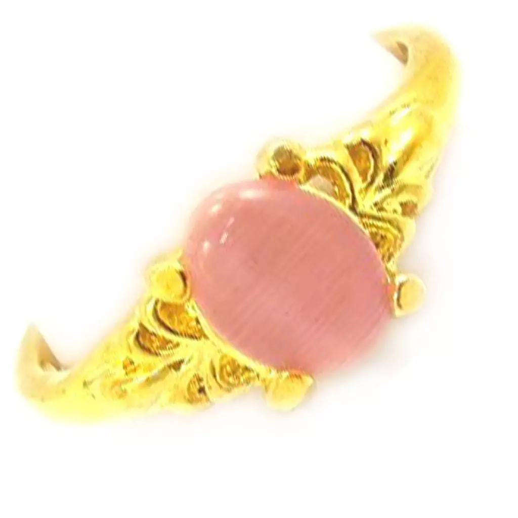 Les Trésors De Lily Bague 'Scarlett' Rose Doré 8x6 Mm [R8426]