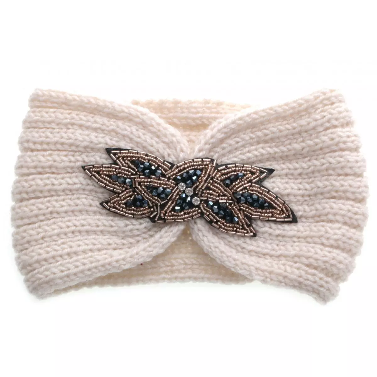 Les Trésors De Lily Bandeau Créateur 'Scarlett' Beige Largeur 13 Cm [Q5741]